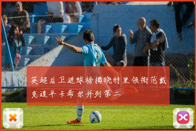 英超后卫进球榜揭晓特里领衔范戴克追平卡希尔并列第二